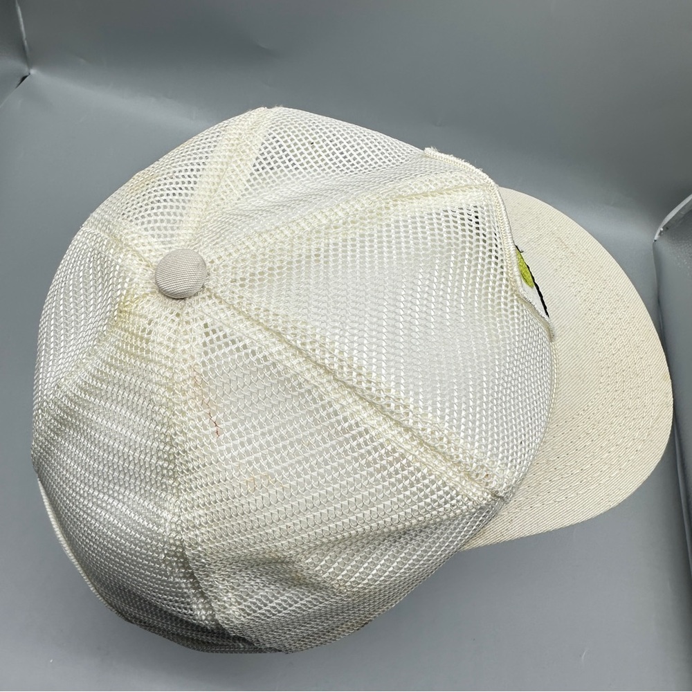 Vintage Steiger Tractors Mesh Snapback Hat White Green Logo – Farm Equipment Cap - Picture 5 of 6